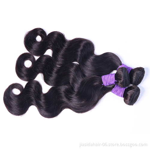 Human Hair Extension body wave bundles virgin hair grade 10a brazilian  human full thick 10-24 inches